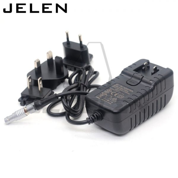 American and European regulations 110 220V adapter to 12V 2 pin elbow Weigu image transmission power cord Teradek polaishop 4