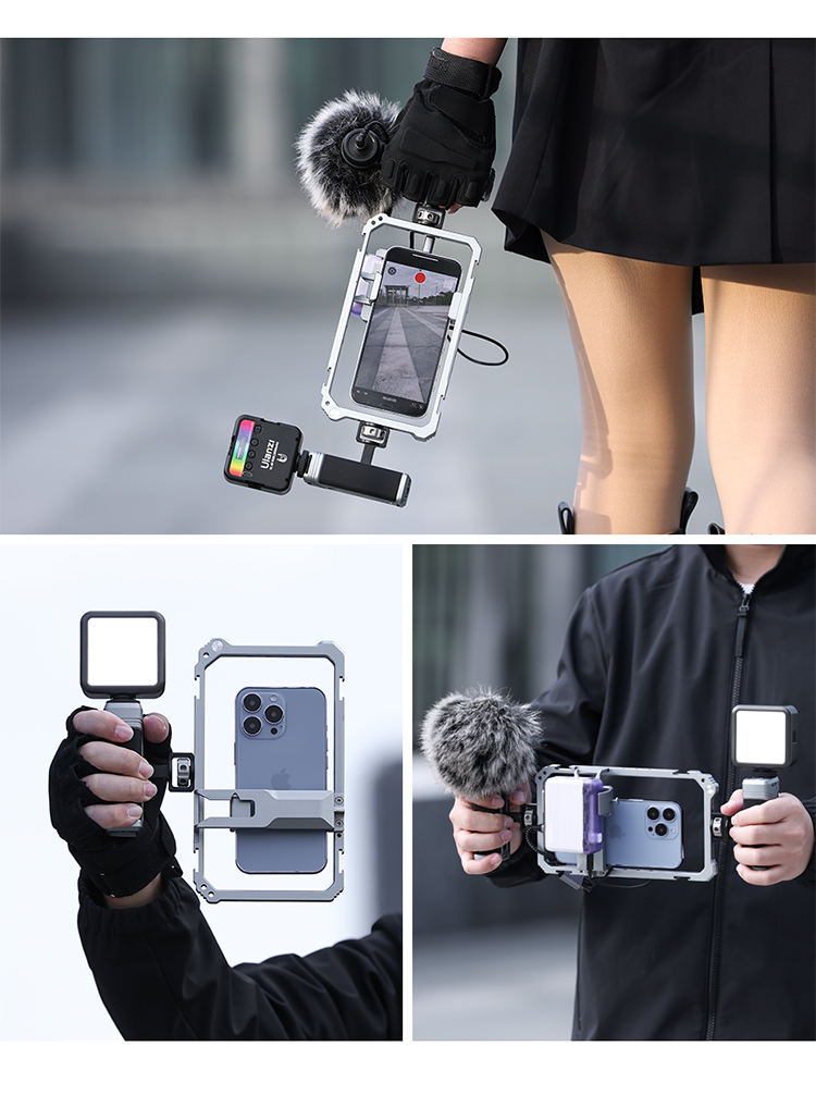 ULANZI Excellent Basket Dual Handheld Shooting Kit Mobile Phone Rabbit Cage polaishop 17