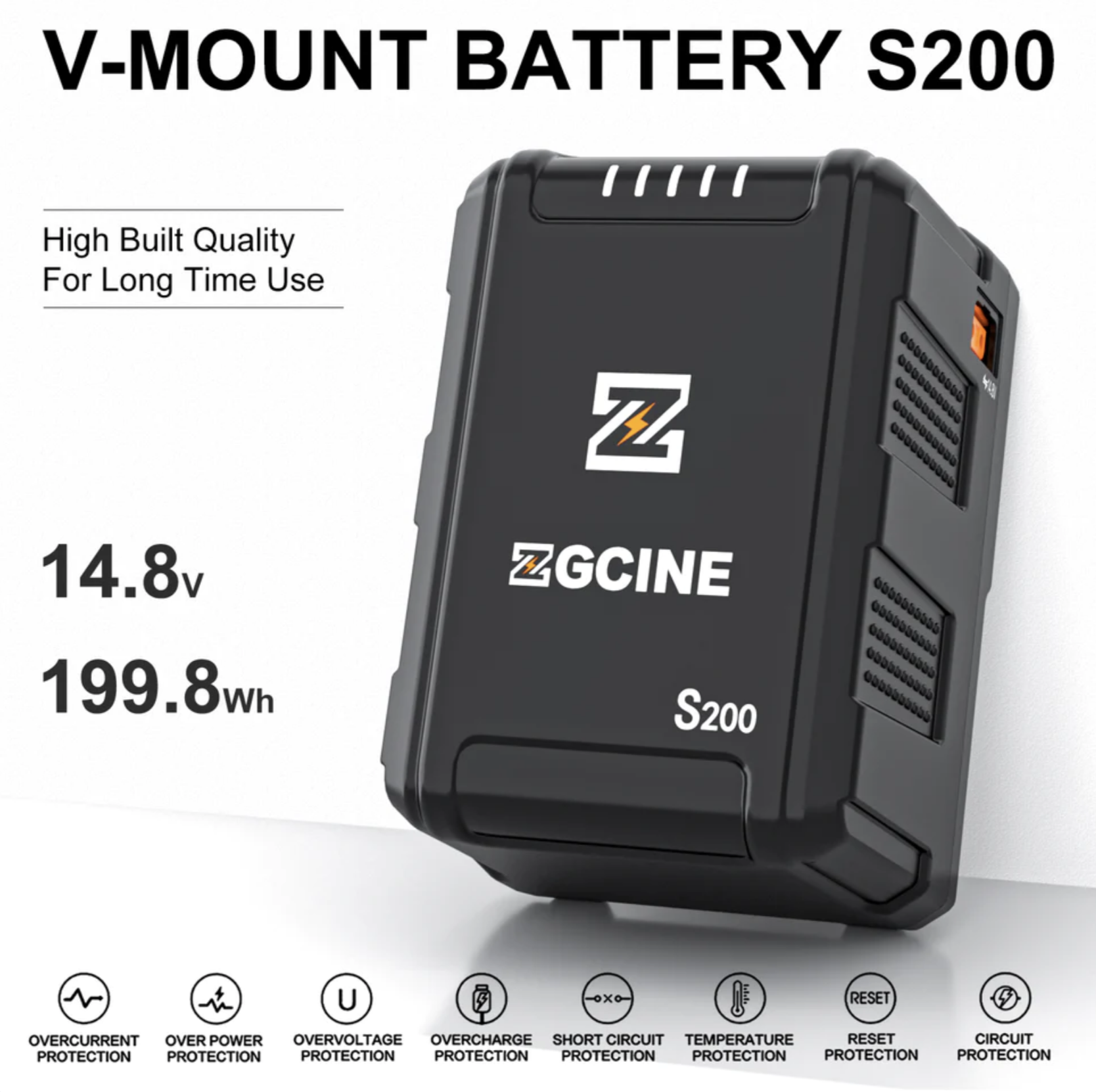 ZGCINE ZG S200 V座電池 polaishop 2