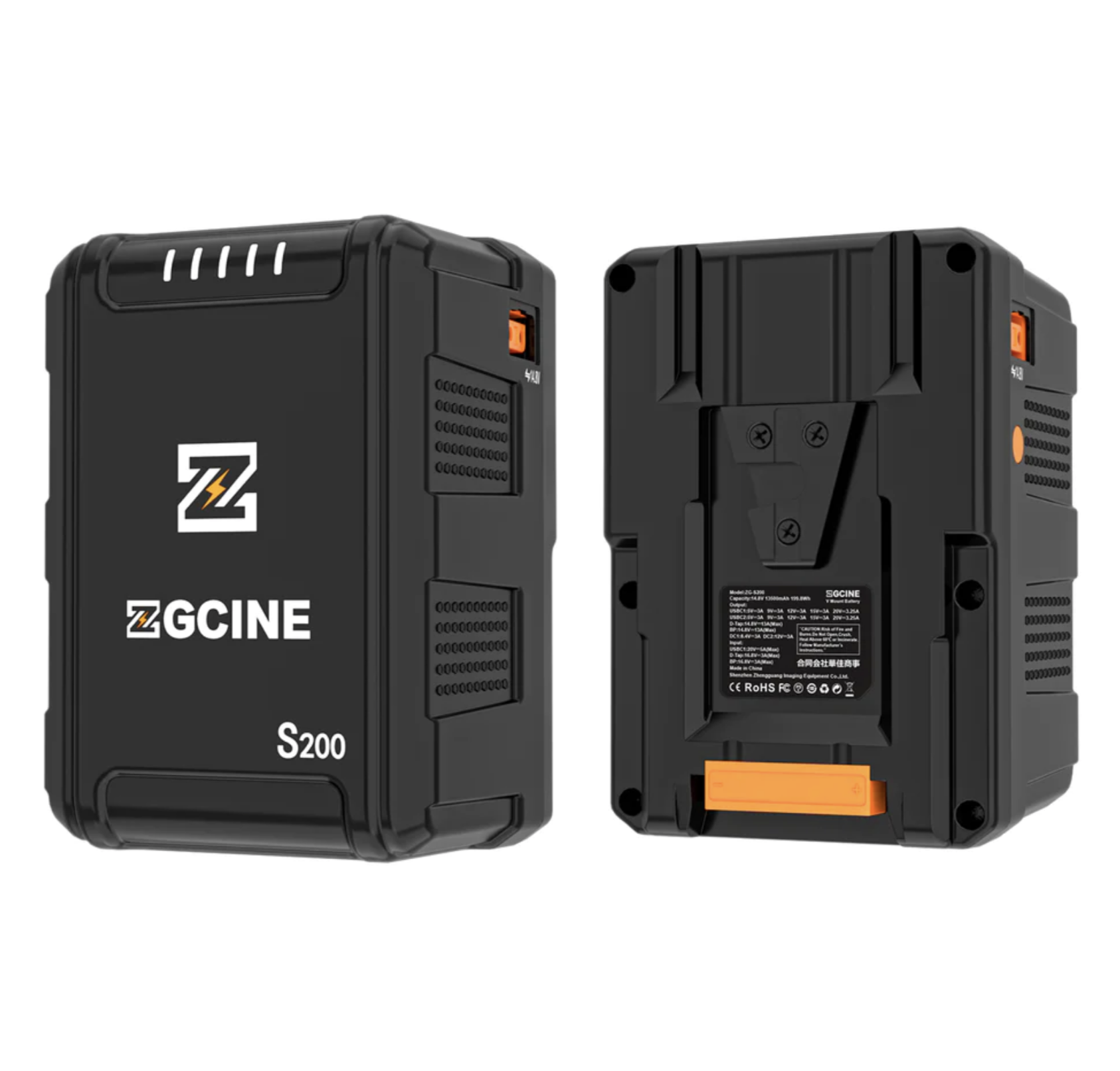 ZGCINE ZG S200 V座電池 polaishop 3