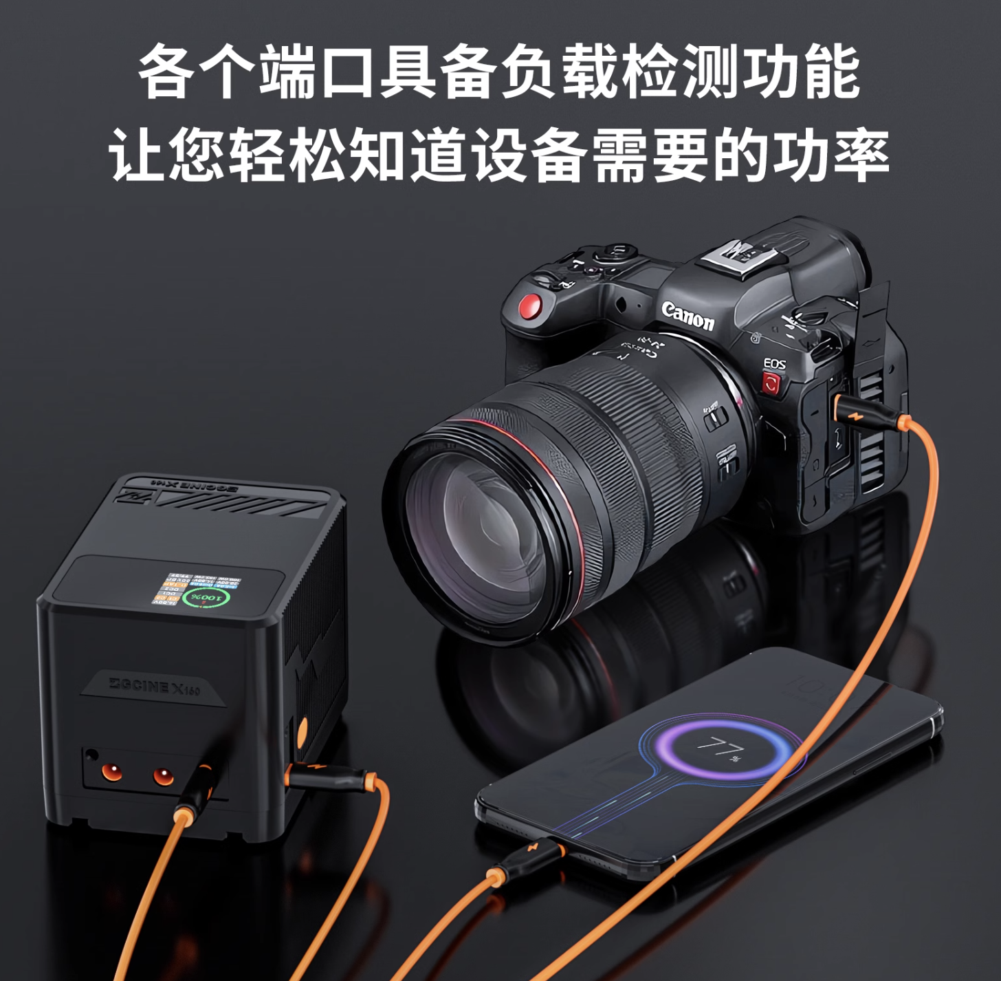 ZGCINE正光X50X99X160 PD快充V口電池 8