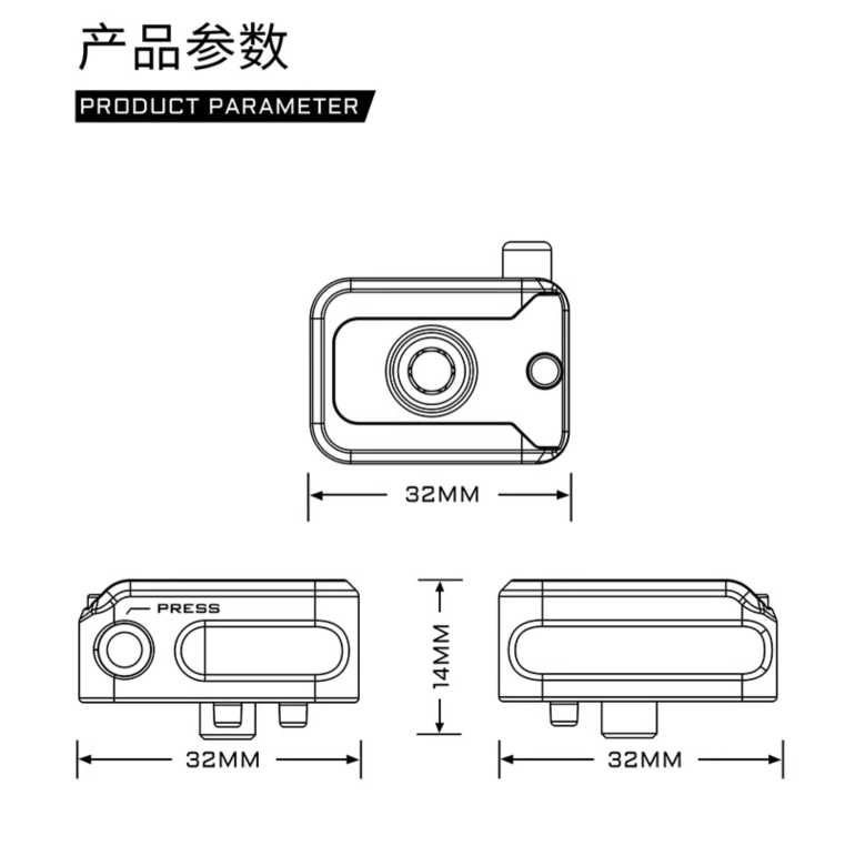 TILTA鐵頭冷靴座14定位螺絲防脫通用冷靴口拓展配件 polaishop 8