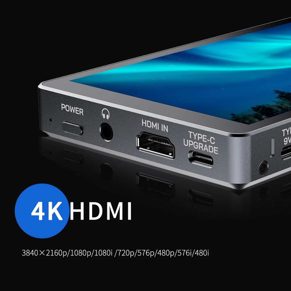 FeelWorld P6XL 6 內建電池鋁製螢幕監視器 HD4K 8