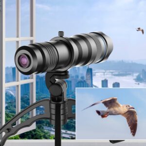 手機望遠鏡固定36倍可調節單筒夜視攝影高倍變焦望遠鏡鏡頭