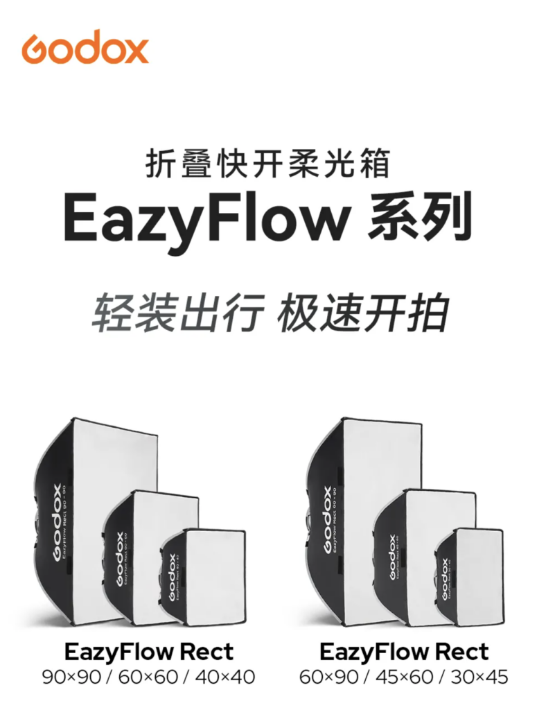 Godox 神牛 EazyFlow 系列折疊快開柔光箱 1