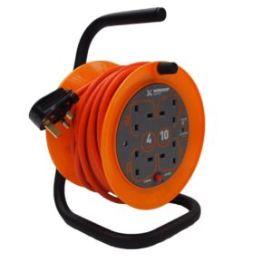 Polaishop 154 小型開放式電纜捲筒拖轆 10米 及配備過熱切斷功能 (2210-4C-10M)