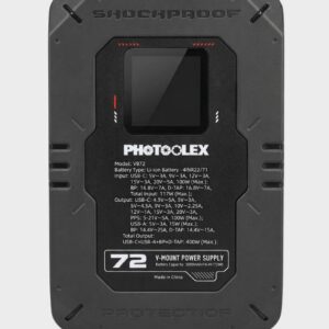 Photoolex VB72 V-Mount Power Supply (V-Lock)